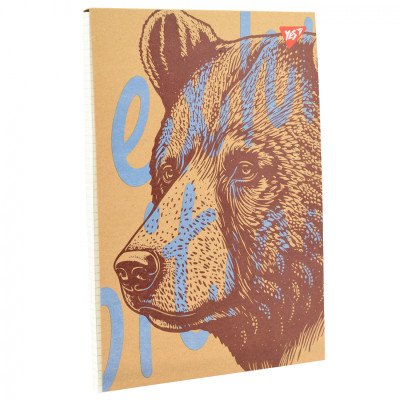 Блокнот Yes Animals В5 80 аркушів клітинка (151927)