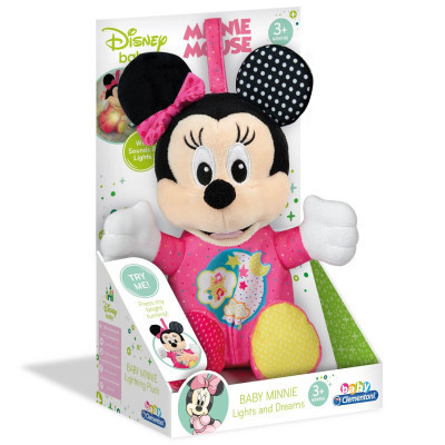 Нічник Clementoni М&#039;яка іграшка-нічник Baby Minnie (17207)