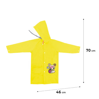 Дощовик дитячий Kite Тokidoki S 115-130 см Жовтий (TK24-2600S)