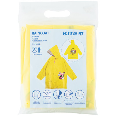 Дощовик дитячий Kite Тokidoki S 115-130 см Жовтий (TK24-2600S)