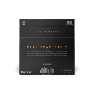 Струни для гітари D&#039;Addario NYXL Regular Light (10-46) (NYXL1046)