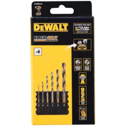 Набір свердл DeWALT у касеті для Tough Case, по металу Black&amp;Gold, 7 шт. (DT70828)