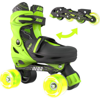 Роликові ковзани Neon Сombo Green розмір 30-33 (NT09G4)