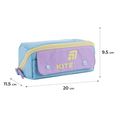 Пенал Kite 2702-4 блакитно-фіолетовий (K25-2702-4)
