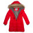 Пальто дитяче Huppa YACARANDA 12030030 червоний 140 (4741468936147)