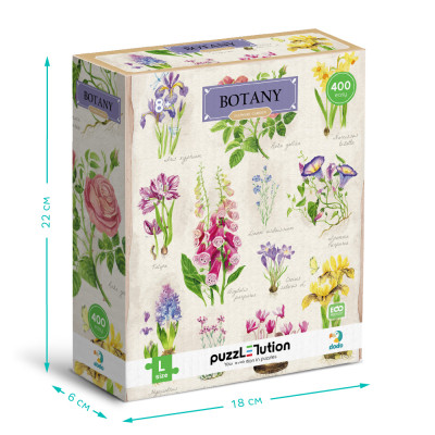 Пазл DoDo Easy-L Ботаніка. Квітковий сад (300614)