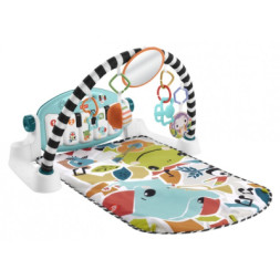 Дитячий килимок Fisher-Price ігровий центр блакитний Натискай та грай з технологією Smart Stages (англ.) (HWY58)