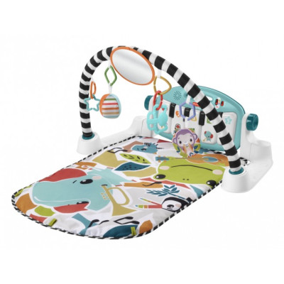 Дитячий килимок Fisher-Price ігровий центр блакитний Натискай та грай з технологією Smart Stages (англ.) (HWY58)