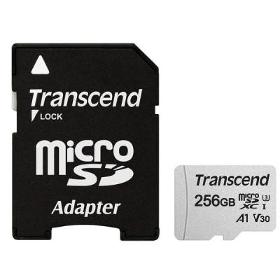 Карта пам&#039;яті Transcend 256GB microSDXC class 10 UHS-I (TS256GUSD300S-A)