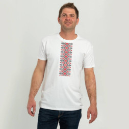 Футболка Sol's Regent Вишиванка вертикально білий XL (11380102/313XL)