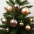 Ялинкова іграшка House Of Seasons Кульки Пластик 46 шт D4 см D6 см D8 см Персик (8720967923557)