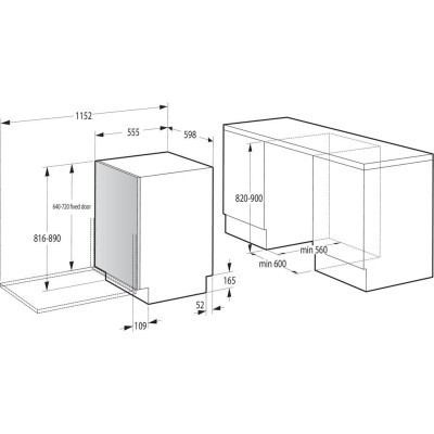 Посудомийна машина Gorenje GV693C61AD