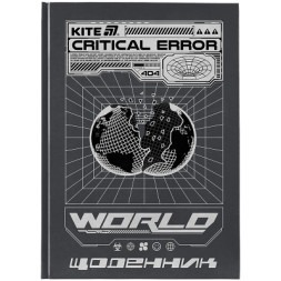 Щоденник шкільний Kite World, тверда обкладинка (K25-262-8)