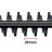 Кущоріз Einhell телескопічний GC-HH 9046, 900Вт, 460мм, крок 20мм, штанга 1.97-2.6м (3403880)