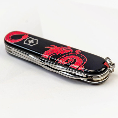 Ніж Victorinox Spartan Zodiac 91 мм Червоний дракон (1.3603.3_Z3361u)