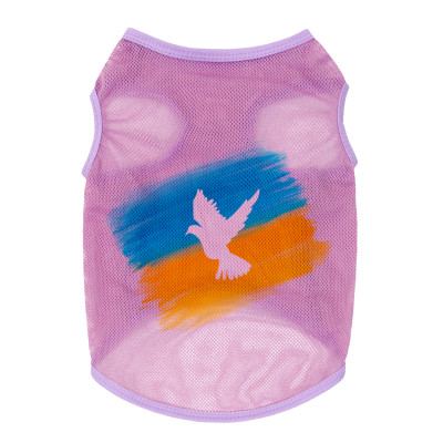 Борцівка для тварин WAUDOG Clothes &quot;Прапор&quot; сітка L рожева (303-0229-7)