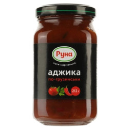 Соус Руна Аджика По-грузинськи 212 г (4820015944023)