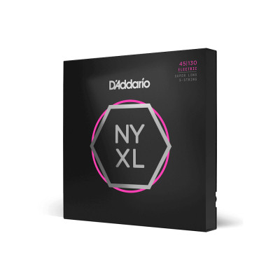 Струни для гітари D&#039;Addario NYXL Bass Regular Light 5-String / Super Long Scale (45-130) (NYXL45130SL)