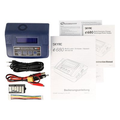 Зарядний пристрій для дрона SkyRc e680 8A/80W с/БП універсальне (SK-100149) (LC-E680)