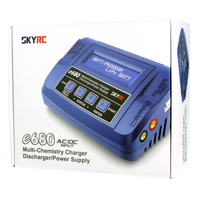 Зарядний пристрій для дрона SkyRc e680 8A/80W с/БП універсальне (SK-100149) (LC-E680)