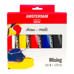 Акрилові фарби Royal Talens Amsterdam Standard Mixing Set 5 x 120 мл (8712079468330)