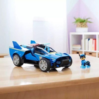 Ігровий набір Paw Patrol Щенячий патруль у кіно 2 Поліцейський автомобіль-трансформер Гончика делюкс (SM17732/7887)