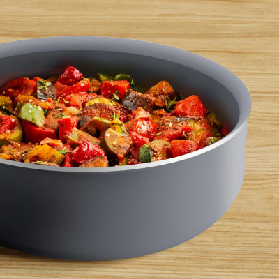 Сотейник Tefal Halo 24см сірий (C3123253)