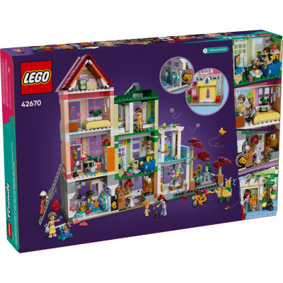 Конструктор LEGO Friends Хартлейк-Сіті. Квартири і крамниці (42670)