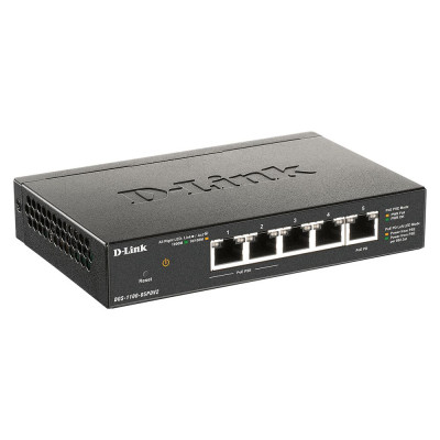 Комутатор мережевий D-Link DGS-1100-05PDV2