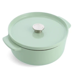 Каструля KitchenAid чавунна з кришкою 3,3 л Фісташкова (CC007433-001)