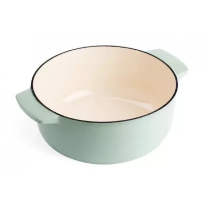 Каструля KitchenAid чавунна з кришкою 3,3 л Фісташкова (CC007433-001)
