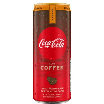 Напій Coca-Cola Plus Coffee Caramel 250 мл (5449000091376)