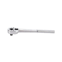 Тріскачка KING TONY 1/2&quot; 250 мм рукоятка металева з накаткою (4771-10BR)