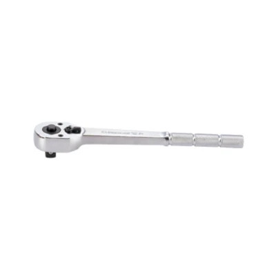 Тріскачка KING TONY 1/2&quot; 250 мм рукоятка металева з накаткою (4771-10BR)
