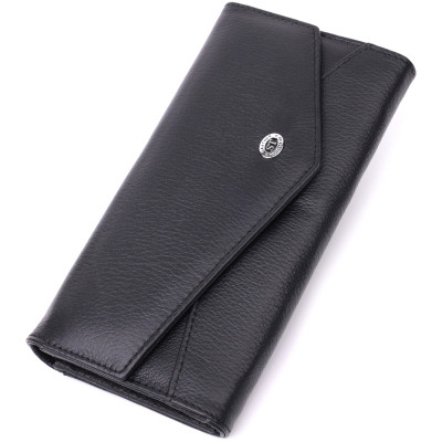 Гаманець ST Leather Шкіряний Чорний (22546)