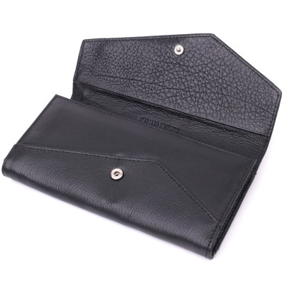 Гаманець ST Leather Шкіряний Чорний (22546)