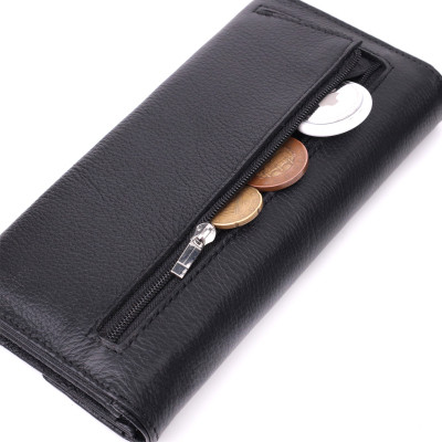 Гаманець ST Leather Шкіряний Чорний (22546)