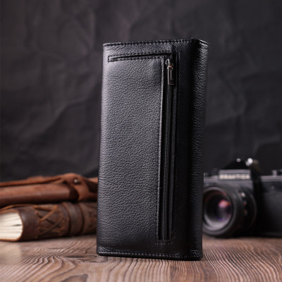 Гаманець ST Leather Шкіряний Чорний (22546)