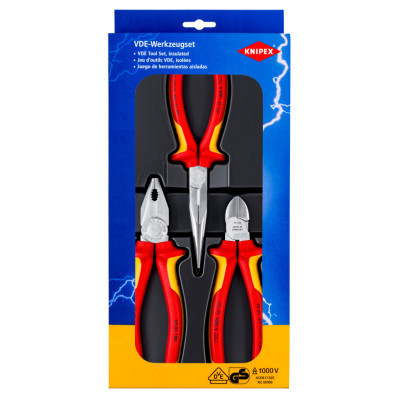 Набір інструментів KNIPEX діелектричних (00 20 12)