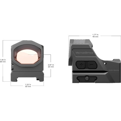 Коліматорний приціл Vector Optics Frenzy-X 1x19x26 MRS GenII (SCRD-SM64)