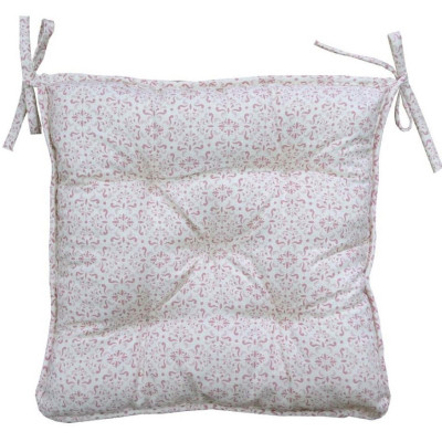 Подушка на стілець Прованс Bella Рожевий вiтраж 40х40 (4823093416550)