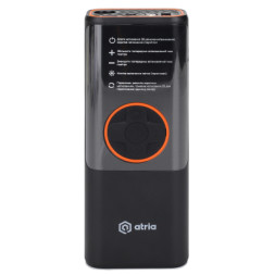 Автомобільний компресор ATRIA 60Вт, 18л/хв, АКБ 3600mAh (MS22C-203A)