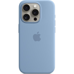Чохол до мобільного телефона Apple iPhone 15 Pro Silicone Case with MagSafe Winter Blue (MT1L3ZM/A)