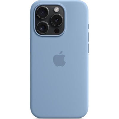 Чохол до мобільного телефона Apple iPhone 15 Pro Silicone Case with MagSafe Winter Blue (MT1L3ZM/A)