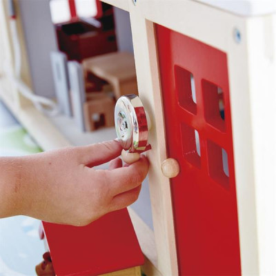 Ігровий набір Hape Ляльковий будинок Особняк з меблями дерев&#039;яний (E3405)