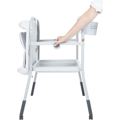 Ванночка Chicco з сповивальним столиком Cuddle &amp; Bubble Сіро-білий (79348.39)