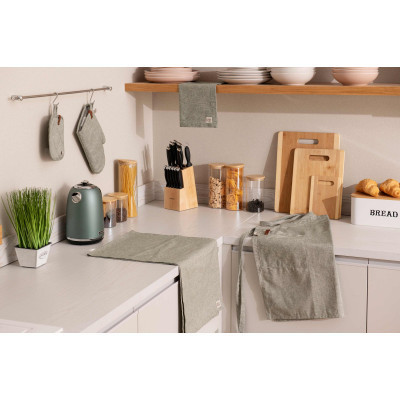 Серветка на стіл Ardesto Oliver зелений 40х40 см, 100% бавовна (ART06OG)