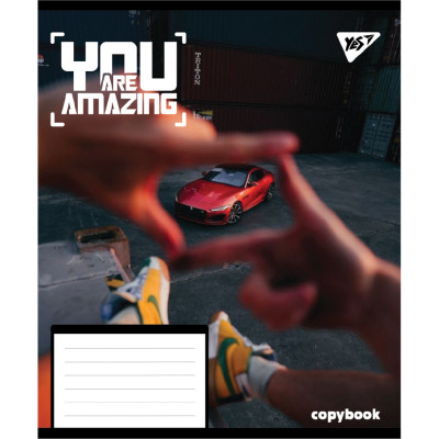 Зошит Yes You are amazing А5 24 аркушів клітинка (767938)