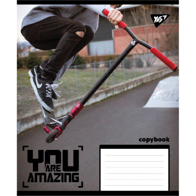 Зошит Yes You are amazing А5 24 аркушів клітинка (767938)