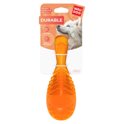 Іграшка для собак WAUDOG Fun Durable Гомілка 190 мм помаранчева (62154)